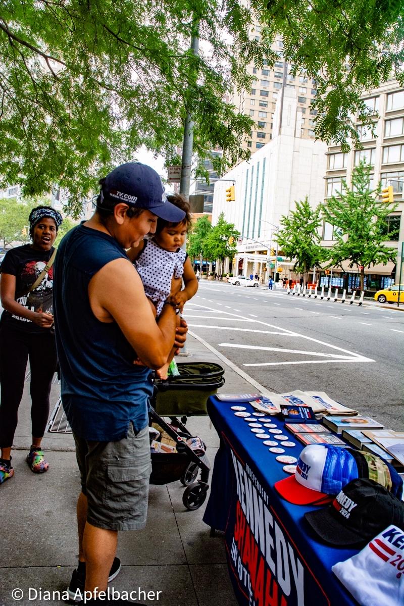 Kennedy24 Supporters Held a Tabling Event at Lincoln Center