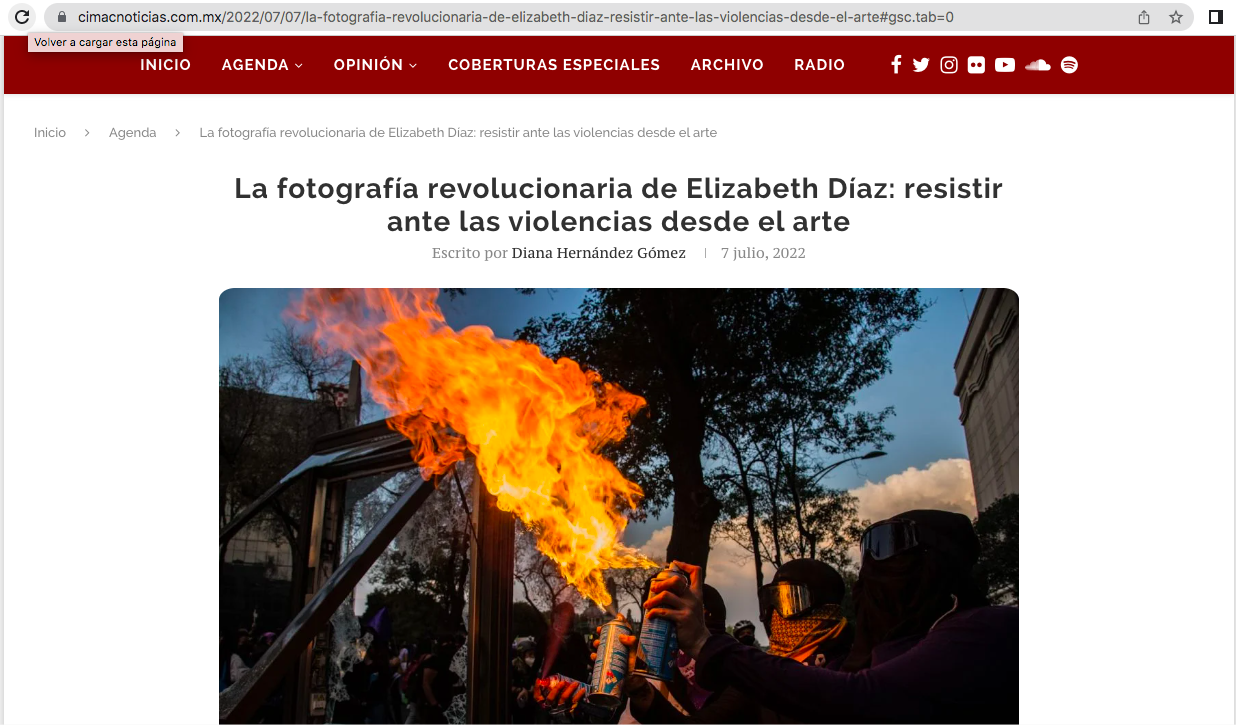La fotografía revolucionaria de Elizabeth Díaz: resistir ante las violencias desde el arte