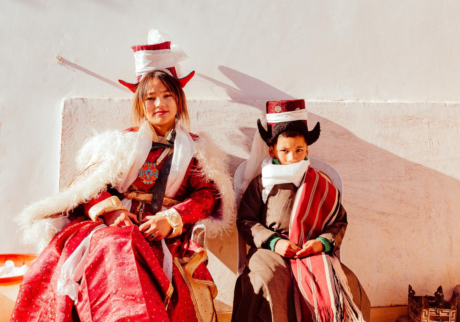 A Bride and her younger&nbs...hi &nbsp;Monastery - Ladakh