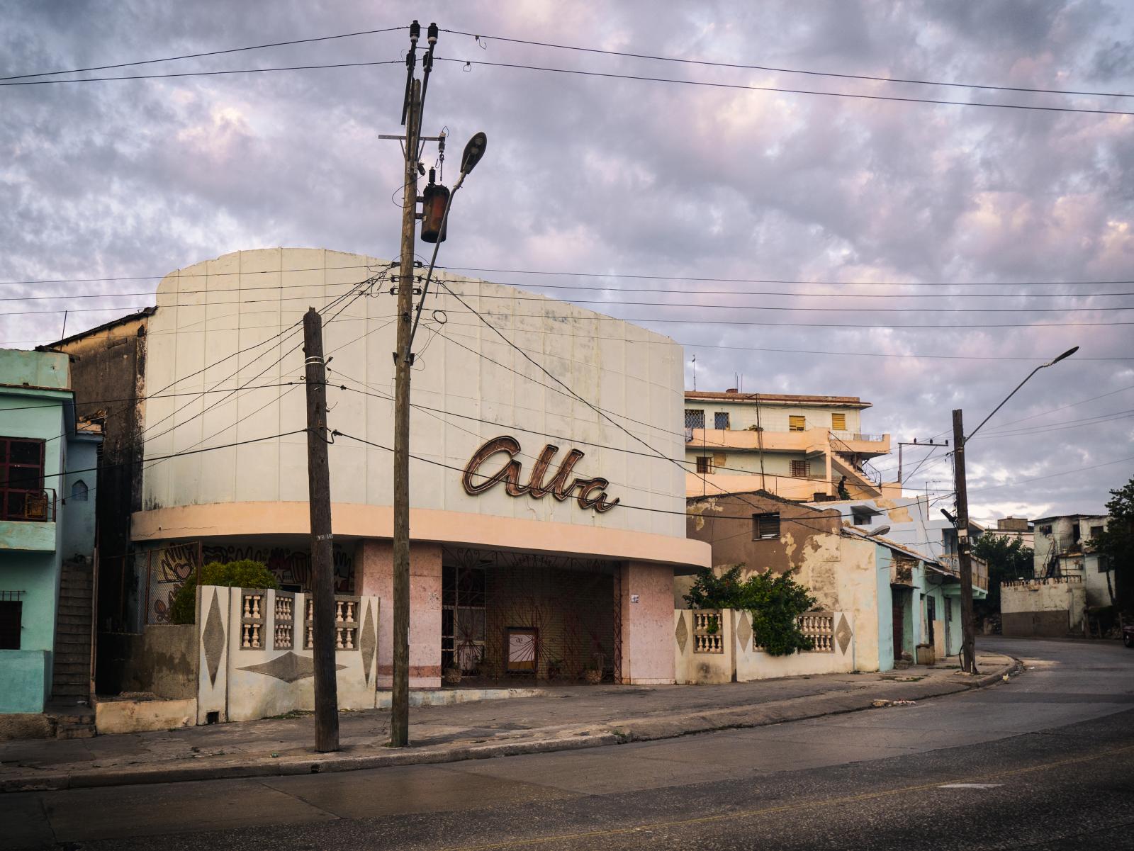 Alba movie theater on March 27,... stopped being a movie theater.