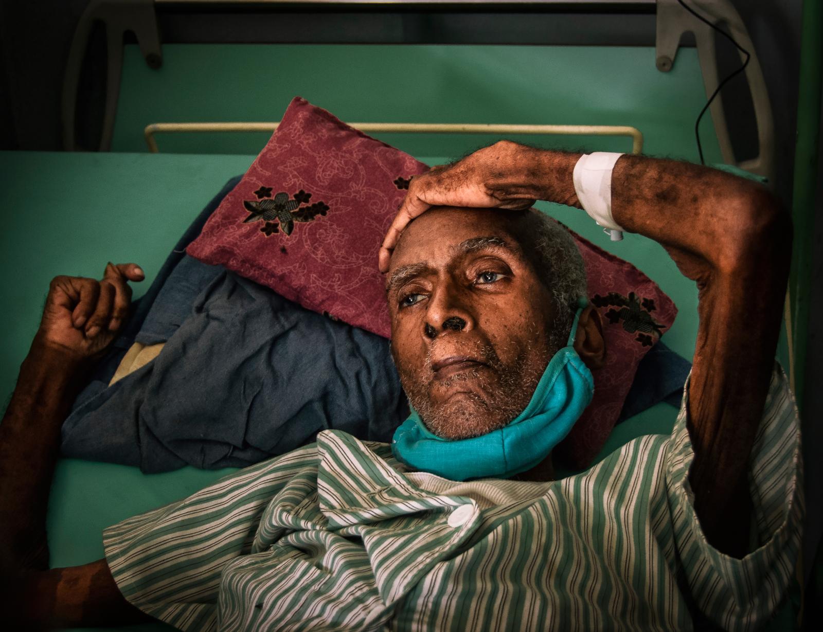 Portrait of my father in a bed ... of my father was most fragile.