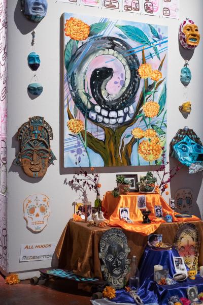 Image from SomArts - An altar is shown at the SOMArts exhibition “To...