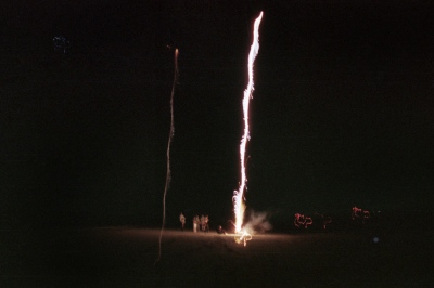 Image from xi: State of the Union - Setting off fireworks, Ryder Beach, MA