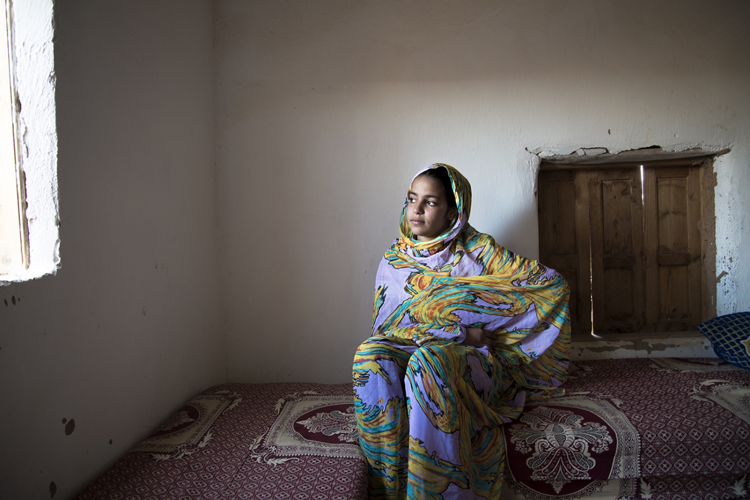 Behind The Wall, life of the Sahrawi -   Chafiga, 17 years old, lives in the refugee camp...