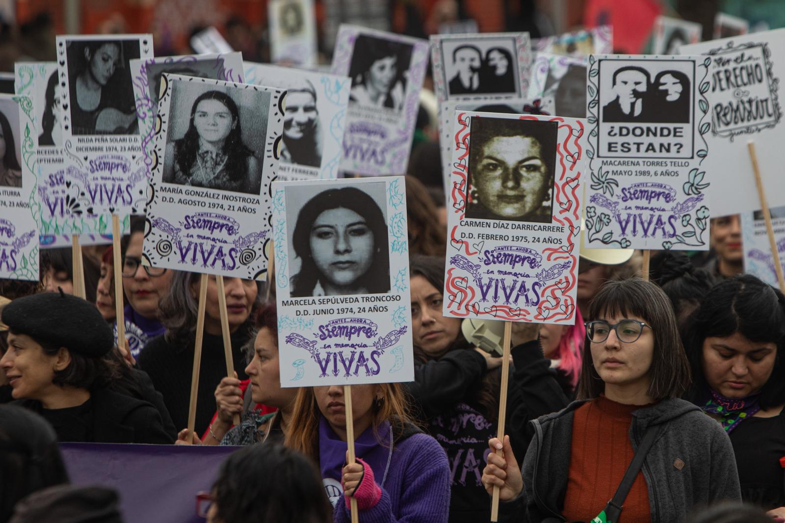 SANTIAGO, CHILE - SEPTEMBER 10:...victims of the military regime.