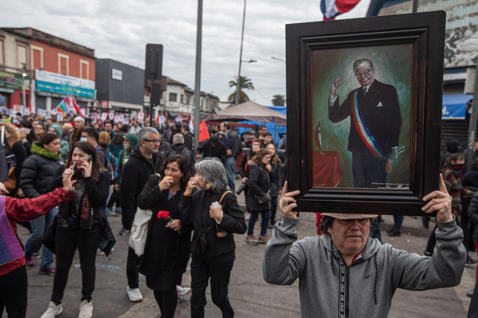 SANTIAGO, CHILE - SEPTEMBER 10:...victims of the military regime.