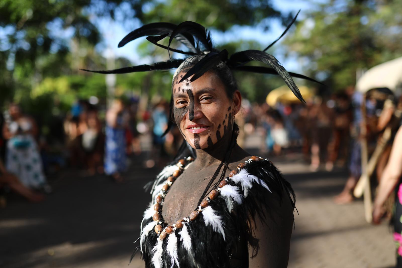 EASTER ISLAND, CHILE - FEBRUARY...ate population of 8,000 people.