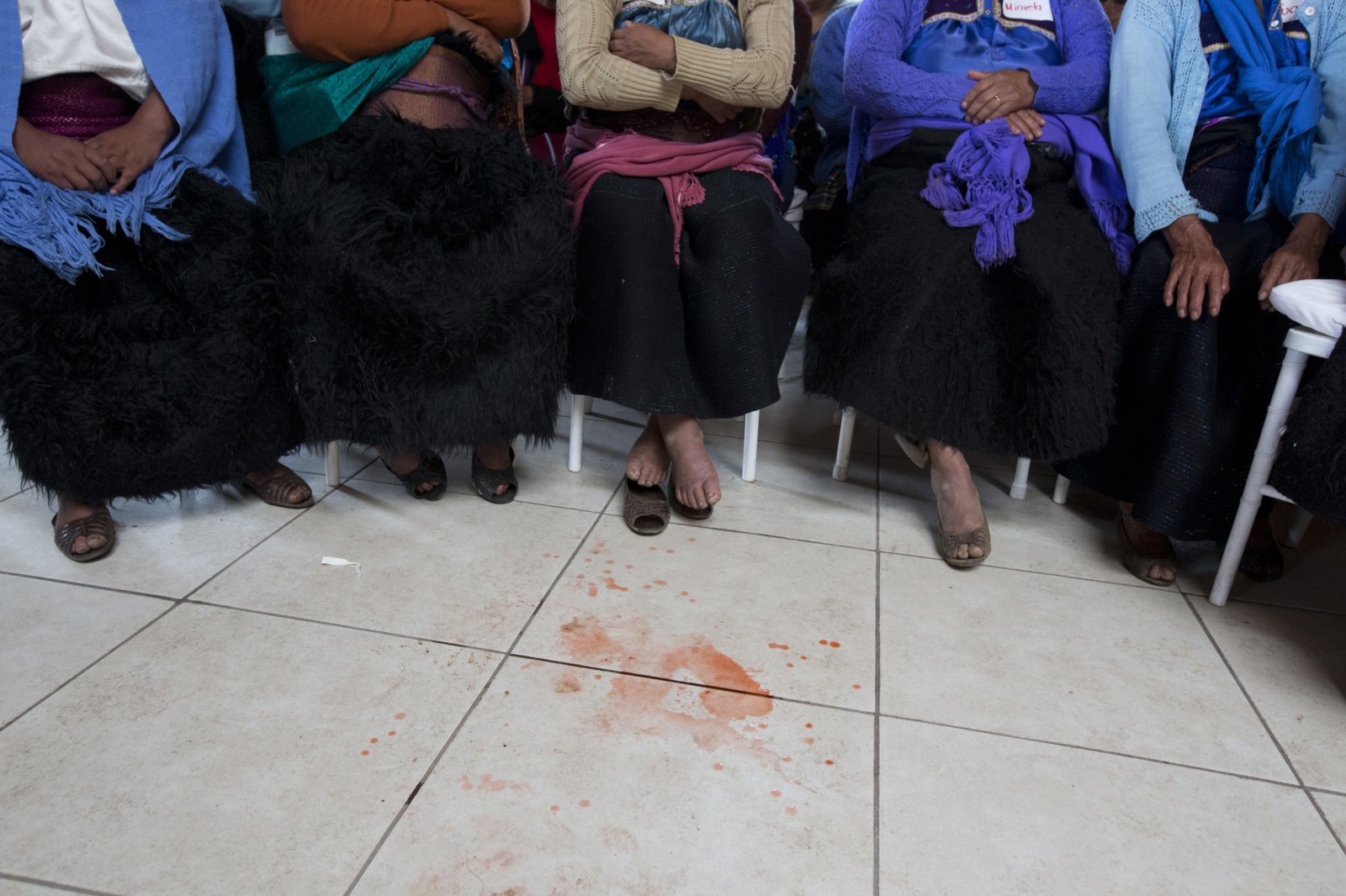 Calling the Midwife, In Chiapas -                   Indigenous women listen to instructors...