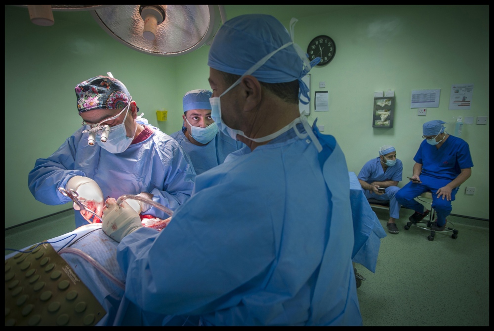 A follow up image for next months publication on my story on MSF's Hospital for Reconstructive Surgery in Amman, Jordan: