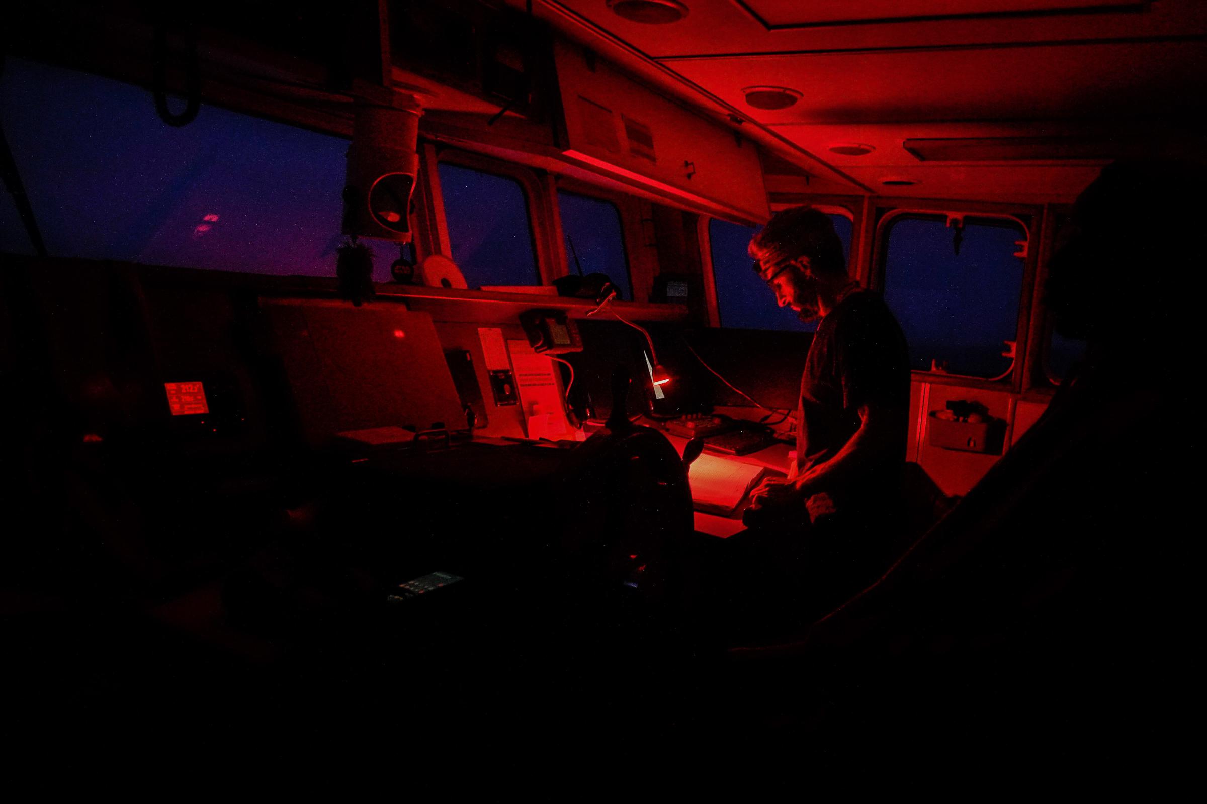 November &nbsp;19th, 2019. Central Mediterraean.&nbsp; During a night watch, a ship&#39;s officer checks the radar for boats that have...
