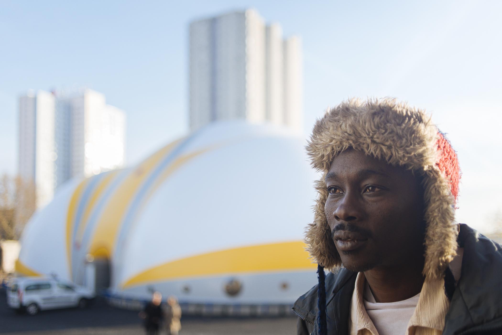 under the dome - Anis, 29, is Sudanese. He is originally from the town of...