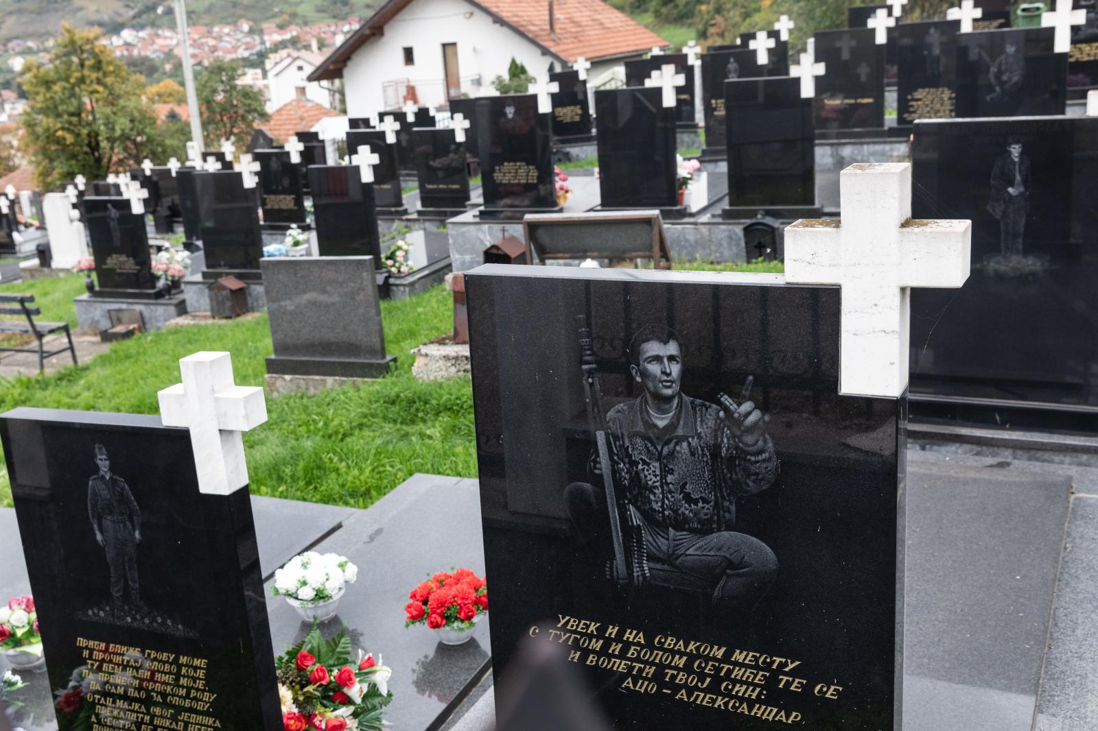 La derive autoritaire de la Republika Srpska  - Visegrad, le 4 octobre 2022 , Dans ce cimetière...