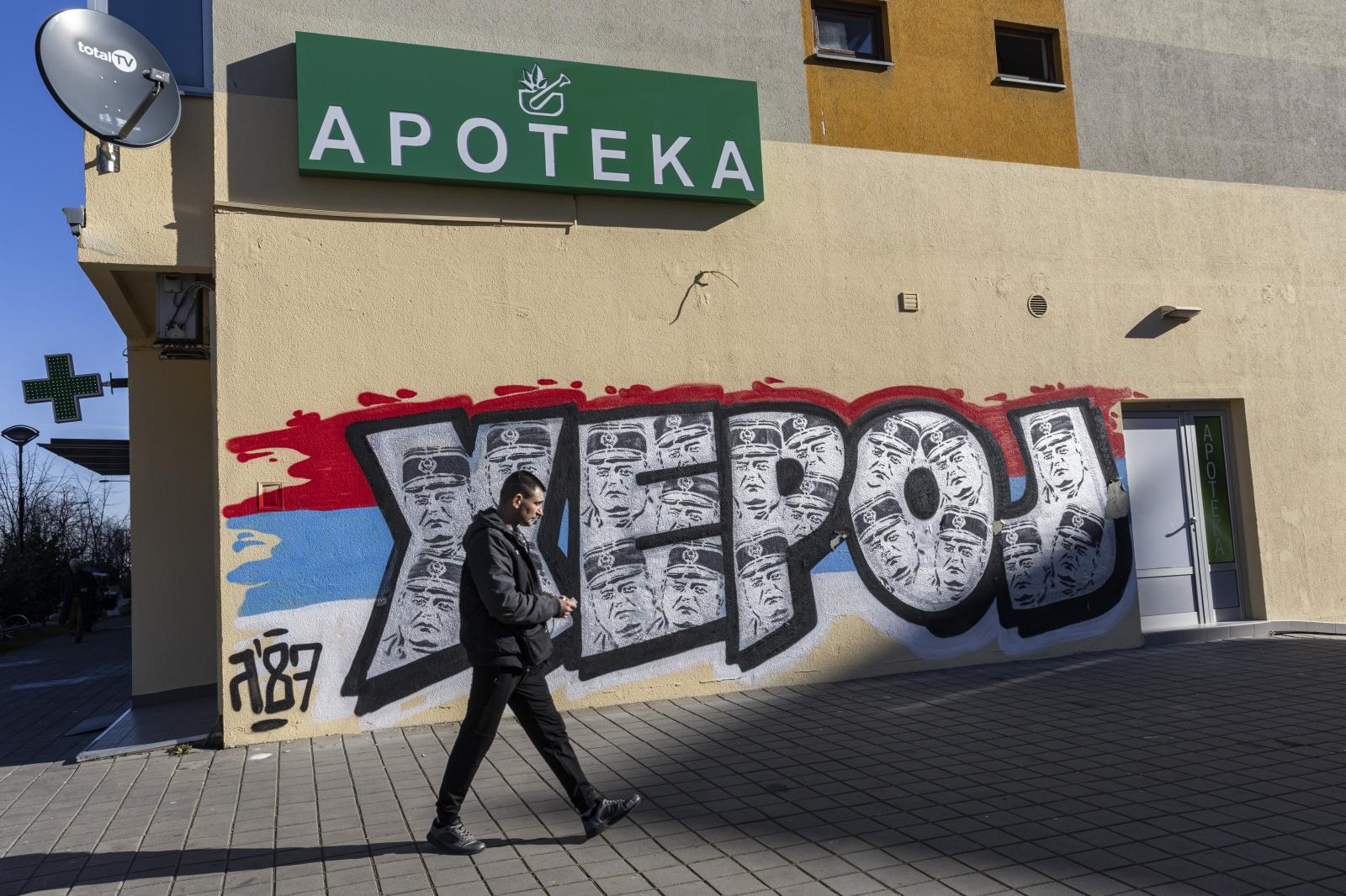 La derive autoritaire de la Republika Srpska  - Banja Luka, le 19 février 2024 - Graffiti...