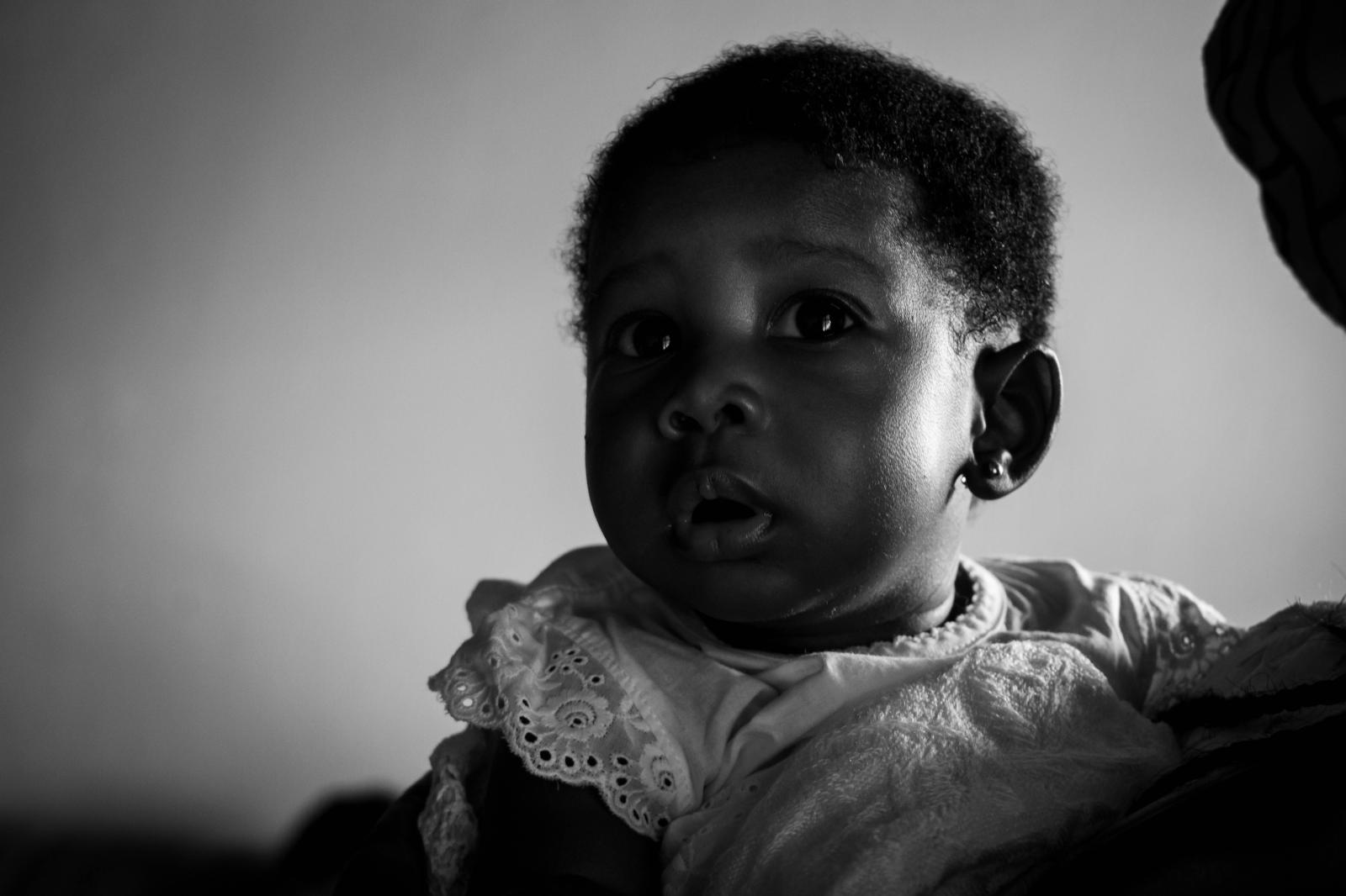 A portrait of Akosua Osei when she was barely a year old.