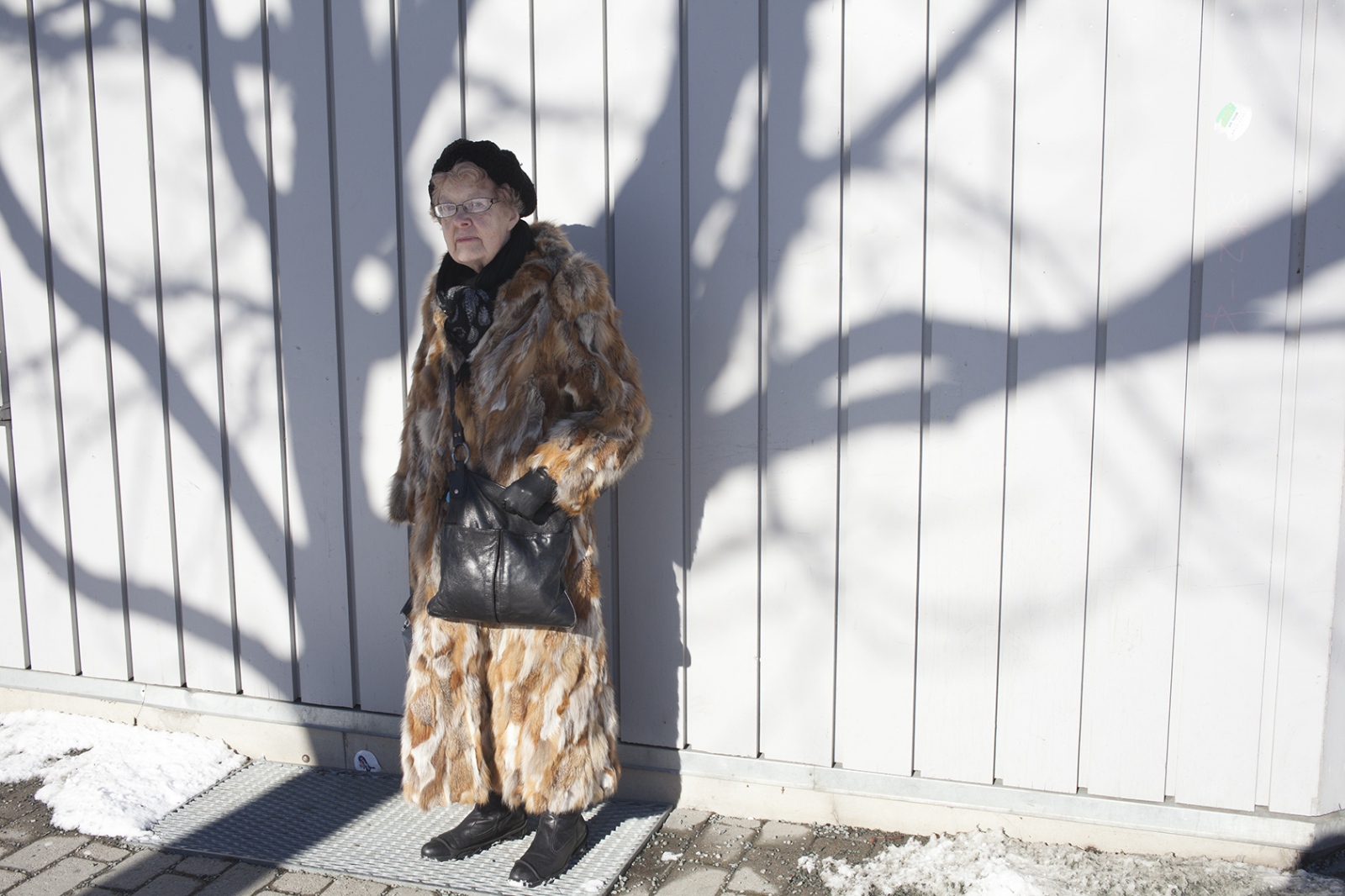  Fur woman in shadow, Norway 2014. 
