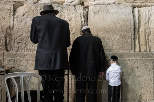 Image from ISRAEL -                                 Ultra Orthodox Jews pray...