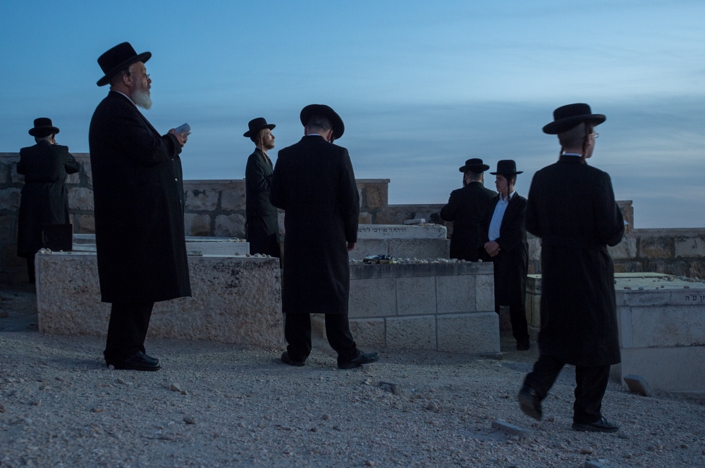  Ultra-orthodox Jews pray at su...lem April 22, 2014. Ken Cedeno 