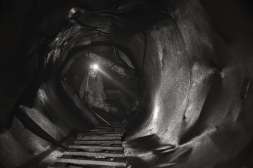 The Mines -    Underground, Harris Mine,       Northumberland...