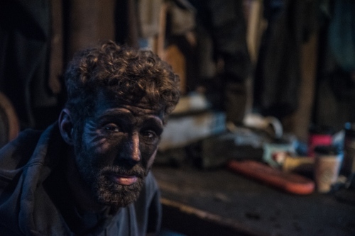 Image from The Mines -    Justin, a miner in his mid twenties      A...