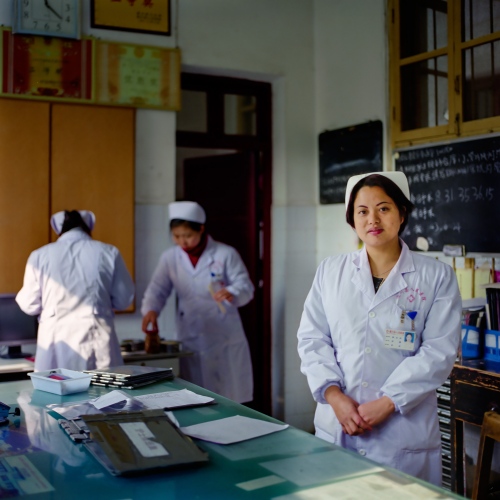 Image from The People's Health (Hiatus) - Nurses in the Jiangxi province work in a small city...