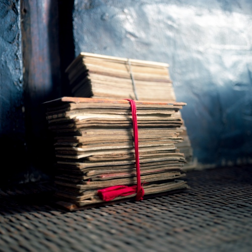 Image from The People's Health (Hiatus) - Naxi religious text in a remote mountain villagein Yunnan...