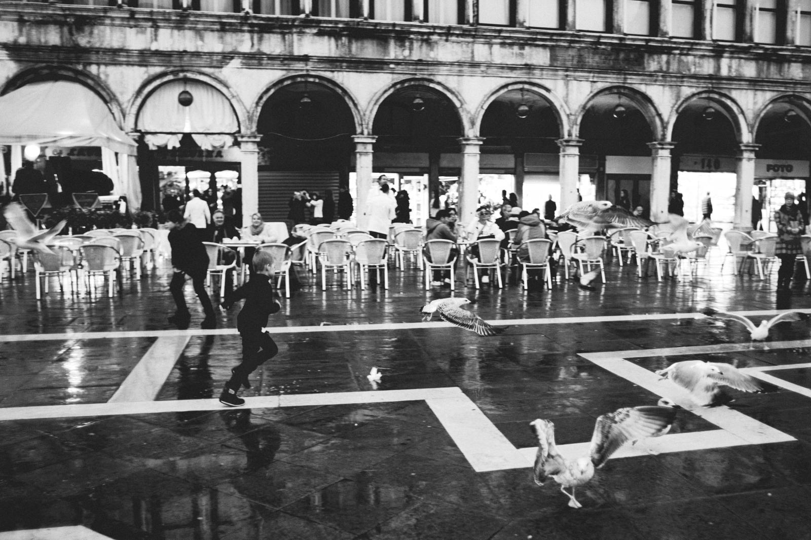 Autumn afternoon in St Mark square