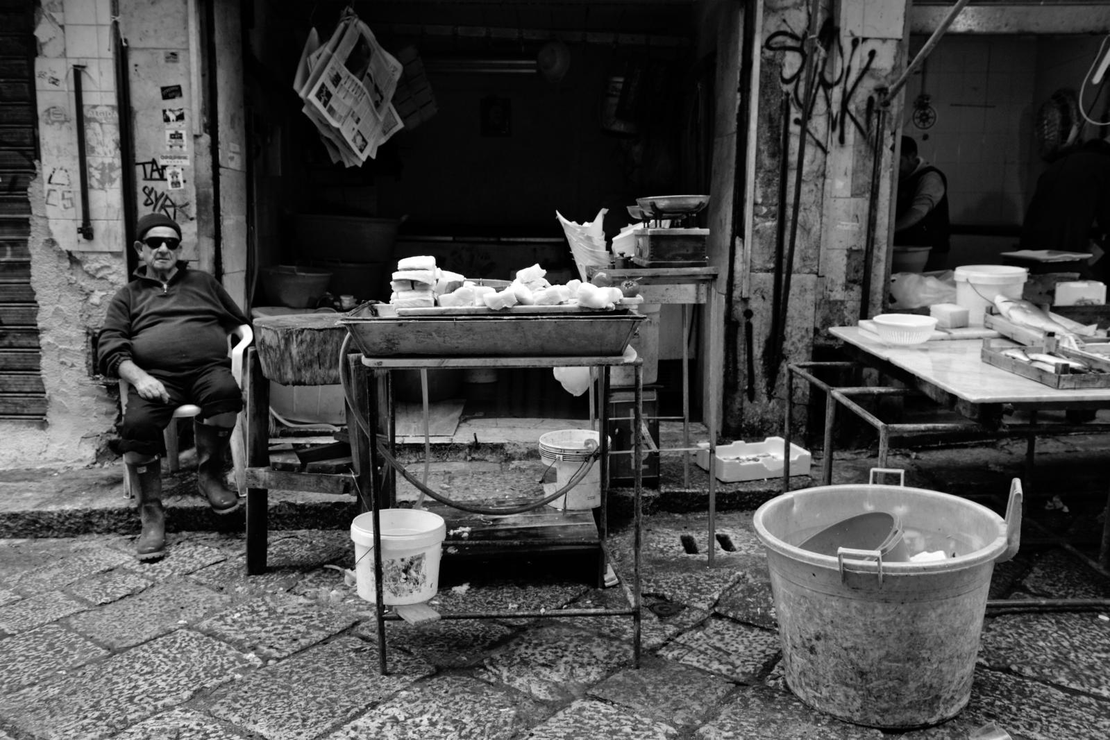 Sicilian fishmonger | Buy this image