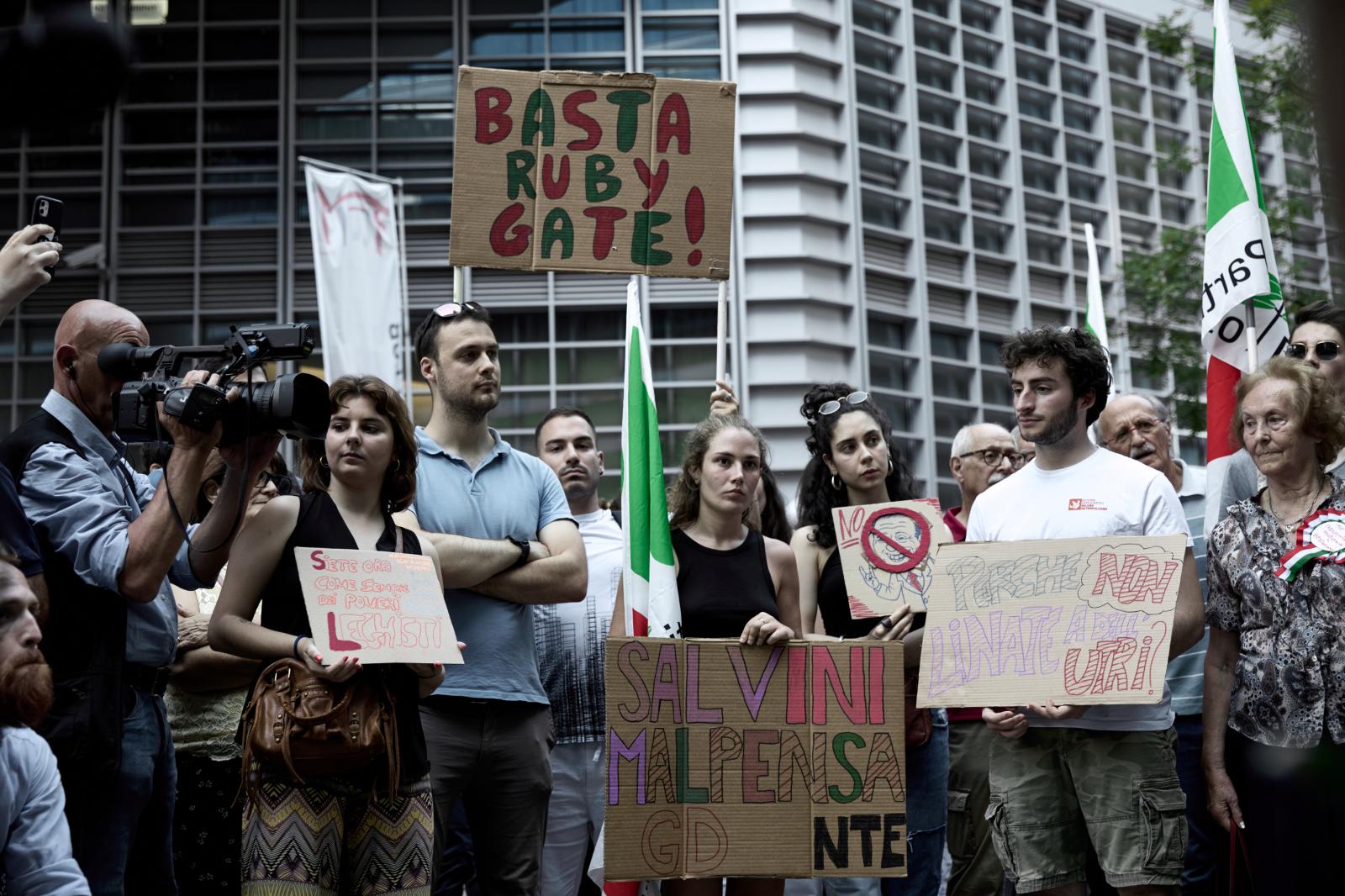 MILAN, ITALY – JULY 15, 2024: A...both young and old. Milan Italy