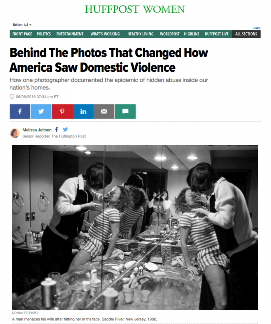 Behind the Photos: Article with Huffington Post