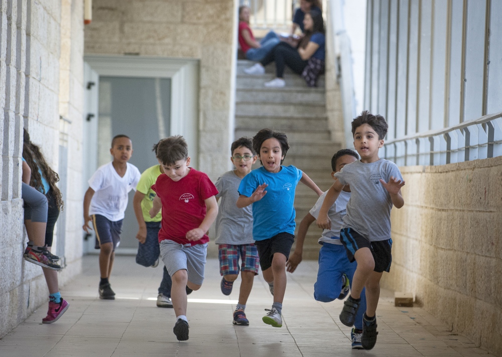  First Grade children playing h...Hand in Hand Jerusalem School. 