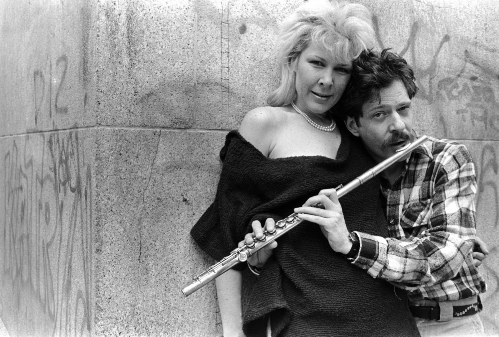 Jeremy Steig and Daina, At the 30th class reunion of the High School of Music &amp; Art-  Jeremy was&nbsp; an acclaimed jazz flutist and the leader of one of the first jazz-rock bands. He died on April 13 in Yokohama, Japan at age 73.