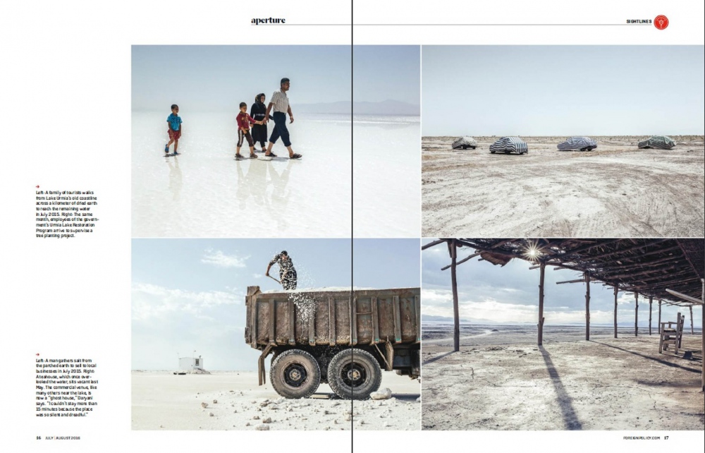 It's great to see that Lake Urmia project Published in current issue of Foreign Policy Magazine.