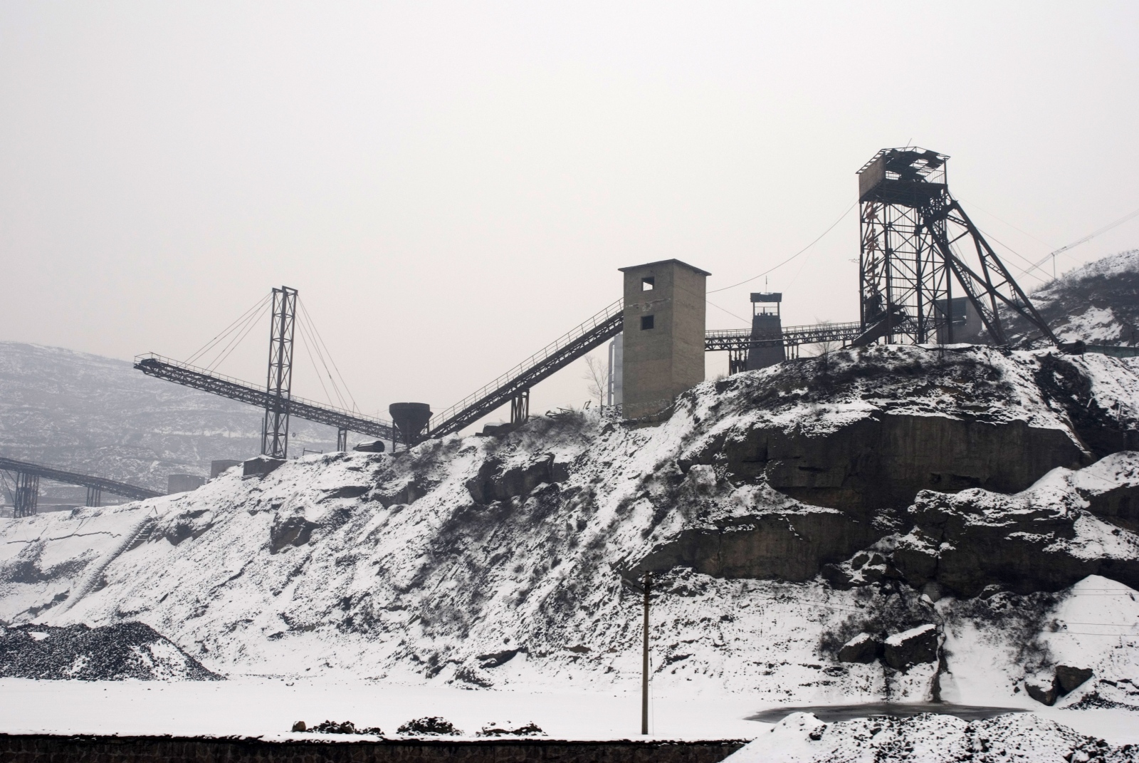 THE LOST VALLEY - North China. Shanxi Province. Coal-mining area.