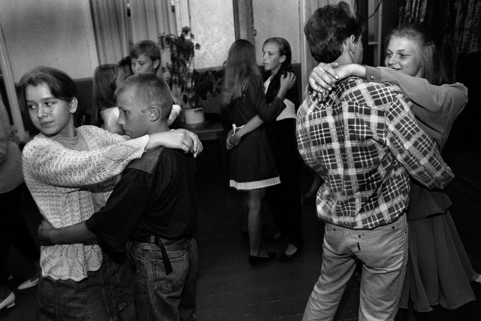 Russia - The Village of Anufrievo - Sveta (at far right) and other children dance on Elijah's...