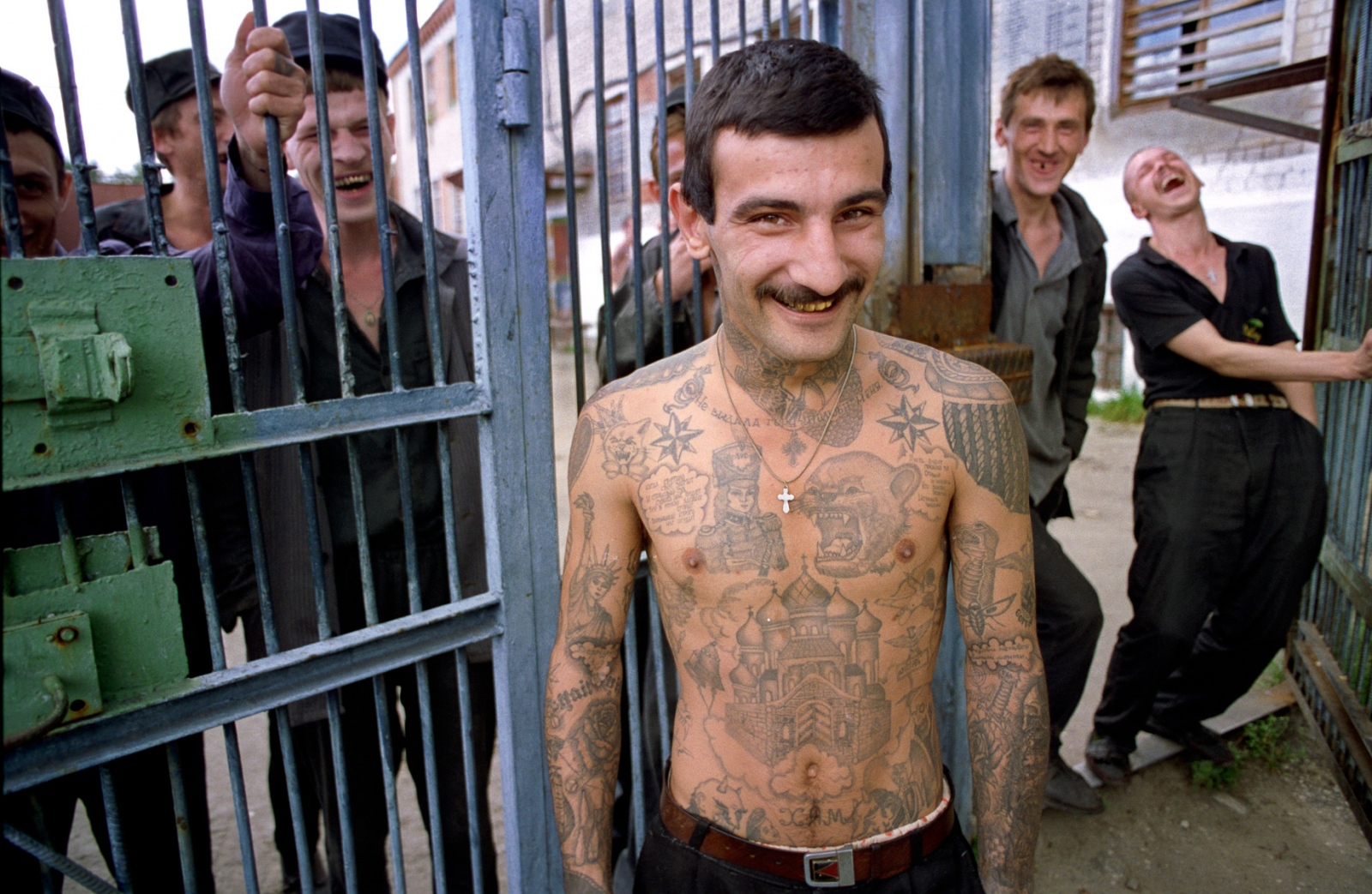 Russia In Transition - 1990s - At the high-security labor camp in Kovrov, Russia, 150...