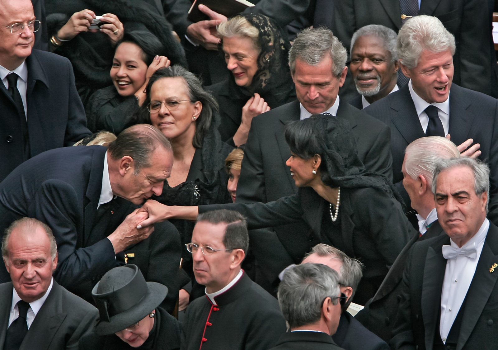 Home -  At the funeral of Pope John Paul II at the Vatican Sec....
