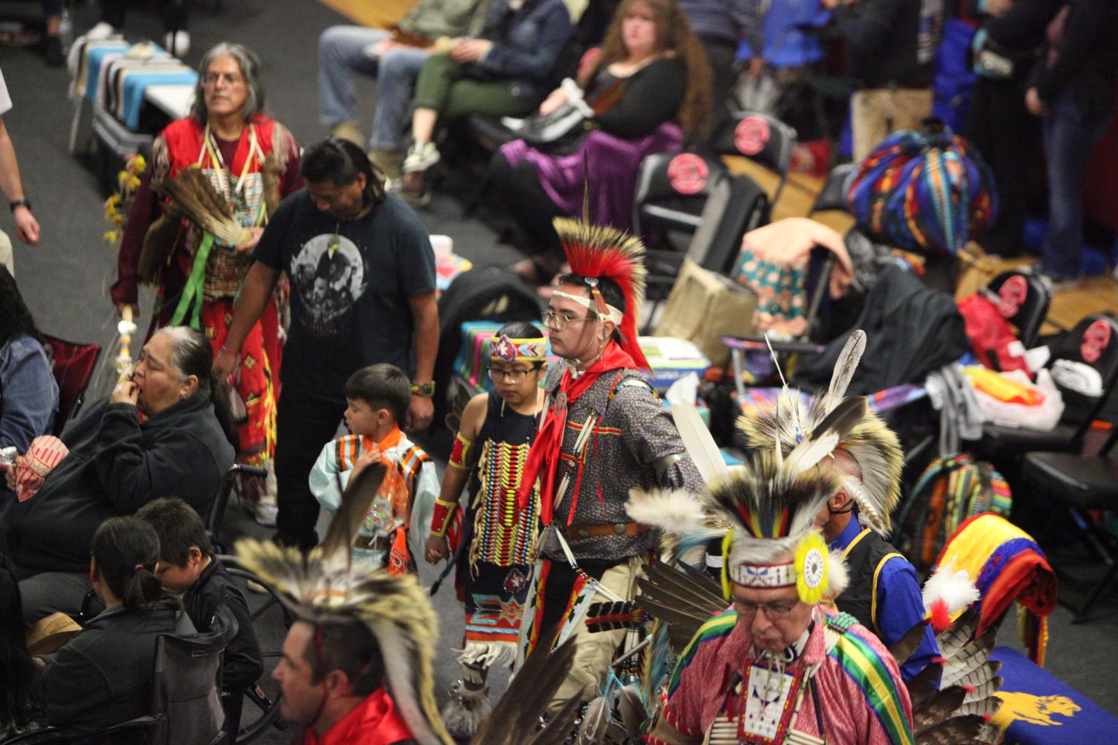 photo story - Mathias Smith, a Mizzou Indigenous student majoring in...