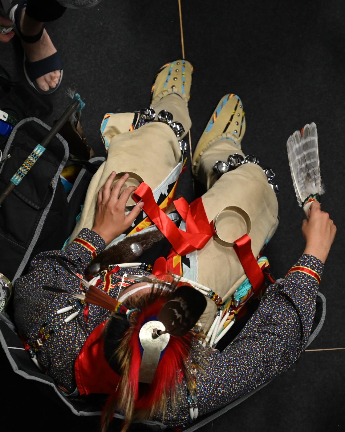 photo story - Smith sits on a chair on Saturday, March, 15, 2025, at...