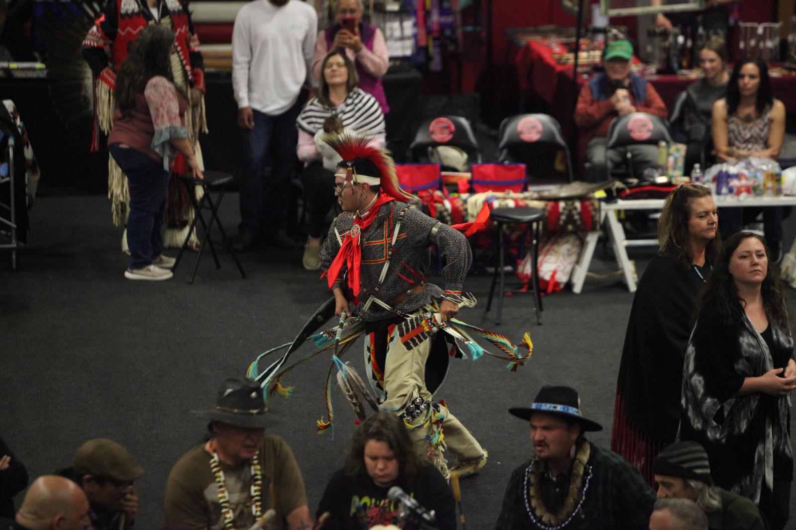 photo story - Mathias has been to powwows since he could remember....