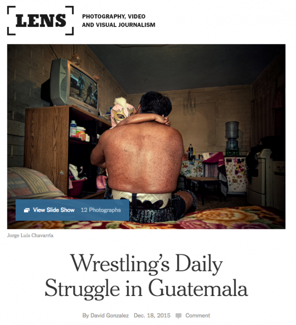 Thumbnail of 2015: Wrestling's Daily Struggle in Guatemala featured in the New York Times Lens Blog
