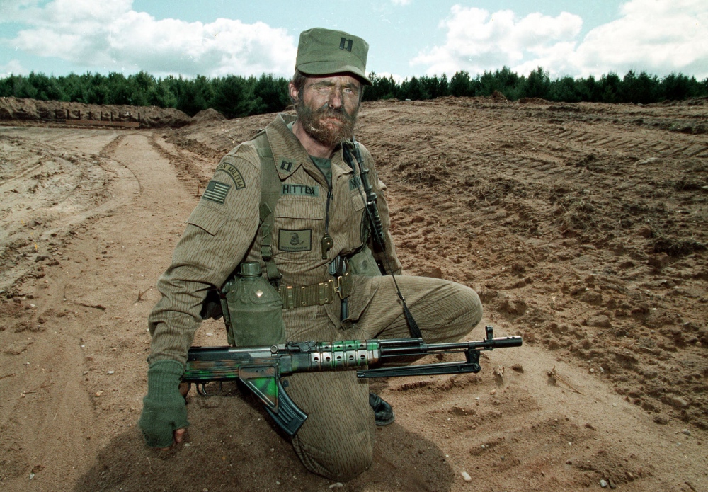 Image from Environmental Portraits -  Hitten - Michigan Militia Captain 