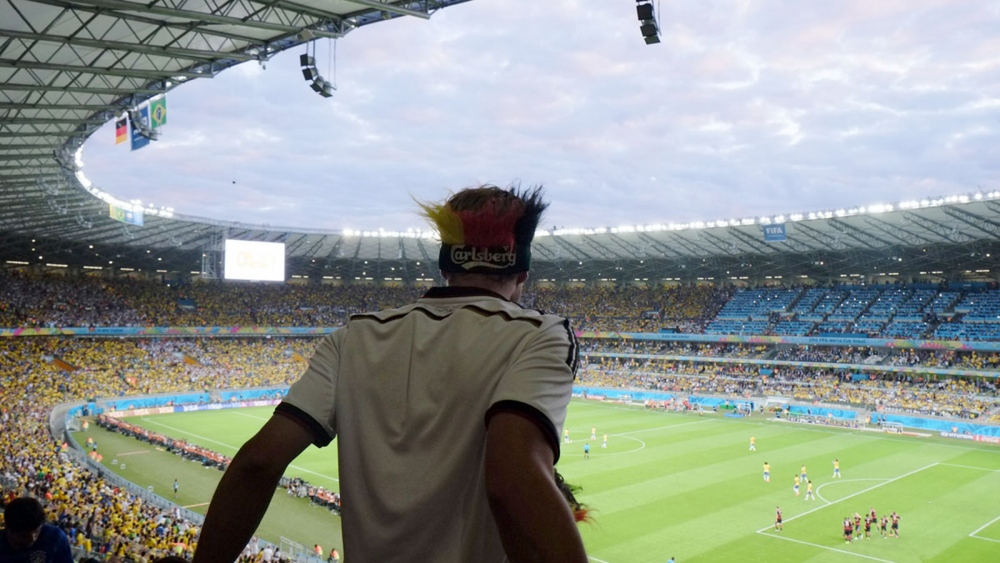  TheÂ  Brazil vs Germany Â footballÂ match that took place on 8 July 2014 at theÂ Estádio MineirÃ£oÂ inÂ Belo Horizonte, Brazil, was the first semi-final match of theÂ 2014 FIFA World Cup. 