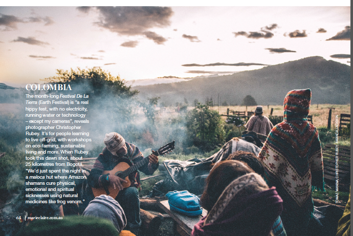 Published with Marie Claire Australia: "Living Off The Grid" article