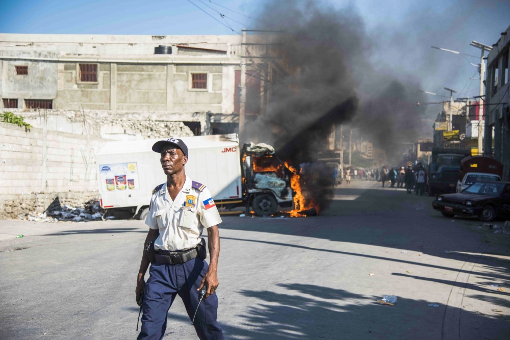 Four years of protest against a Haitian president