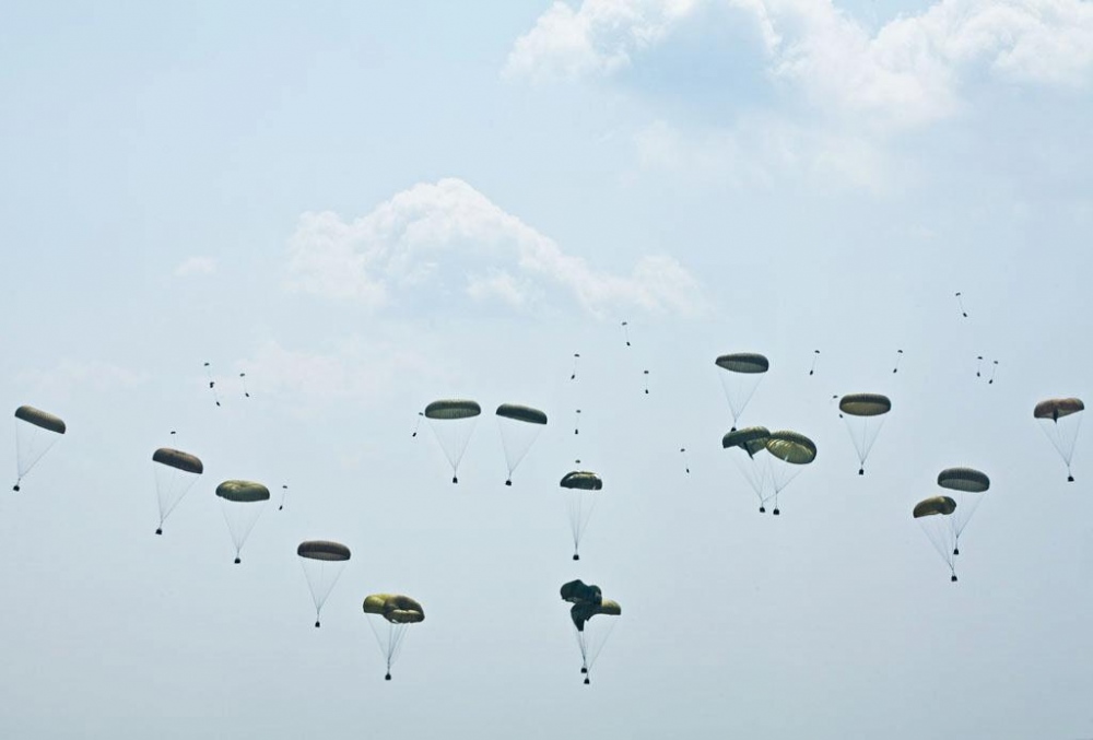 Image from Homeland - Parachutes, Ft. Bragg, 2006