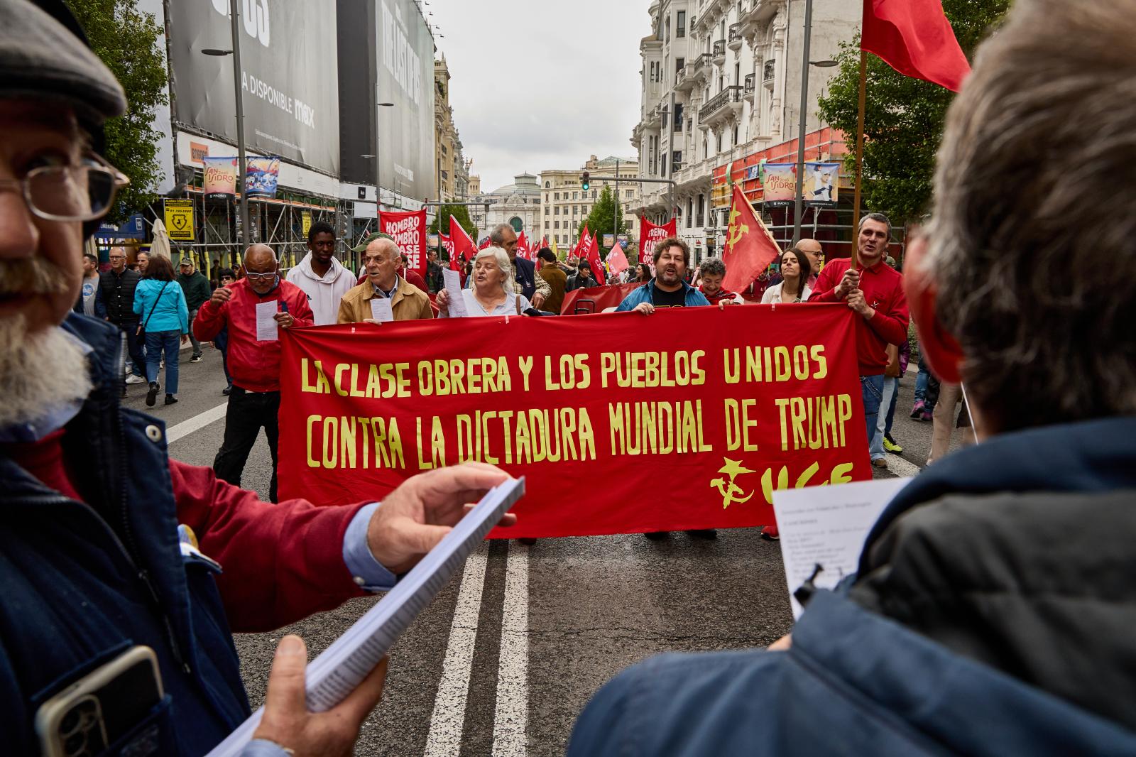 May Day Demonstration.Madrid 2025.