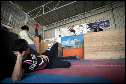 Image from Parkour in the Gaza Strip. - ...