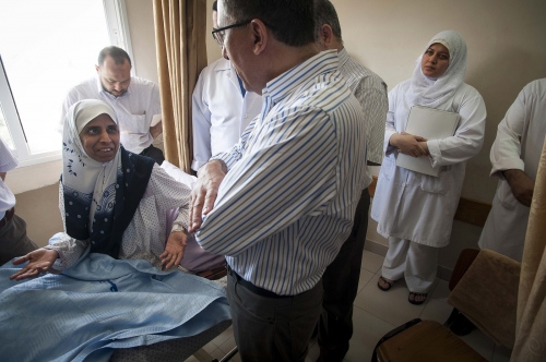 Image from LITI in the Gaza Strip -   Dr Abdul Hammad from the Royal Liverpool University...