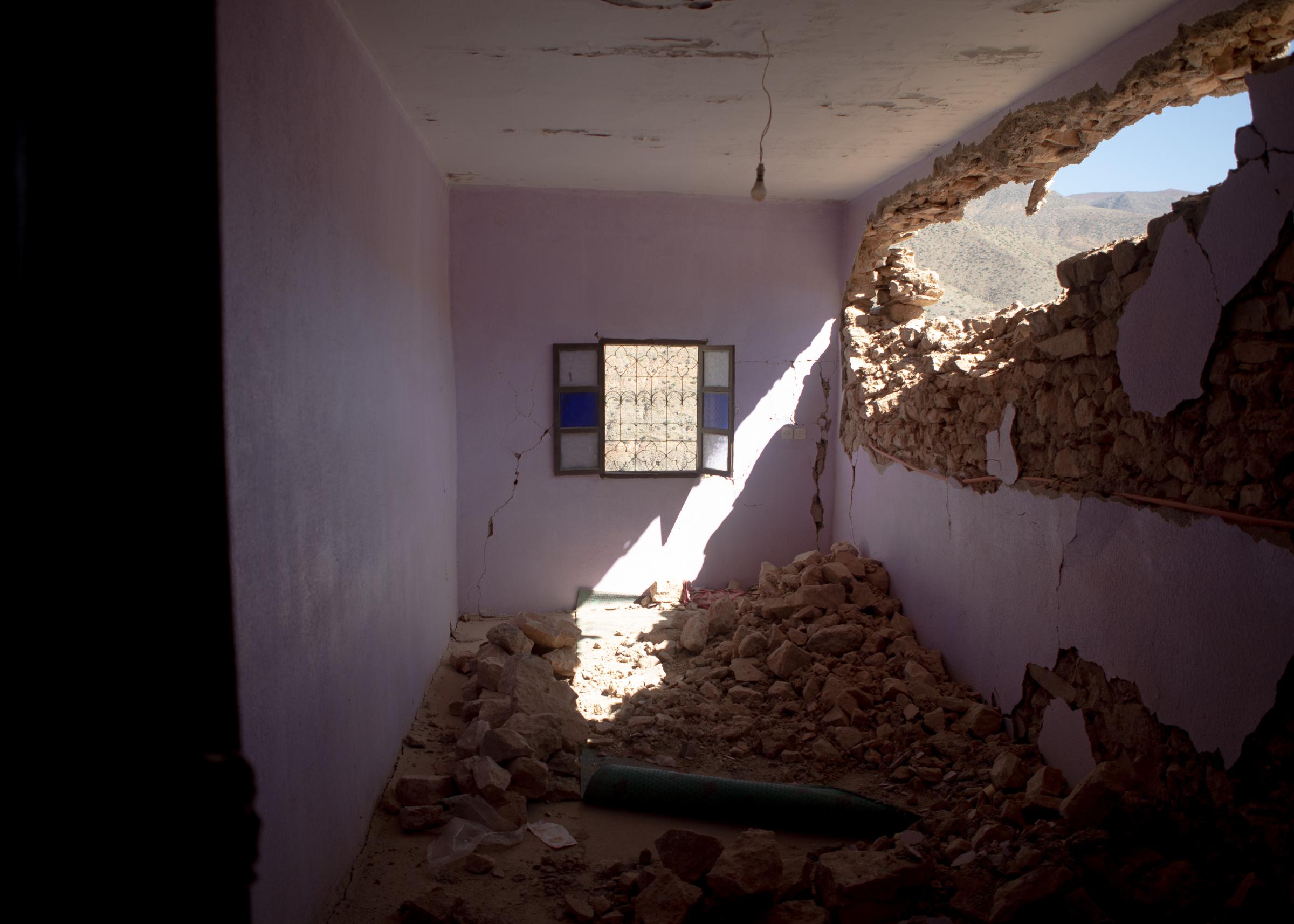 Standstill. The aftermath of the earthquake in Morocco - 