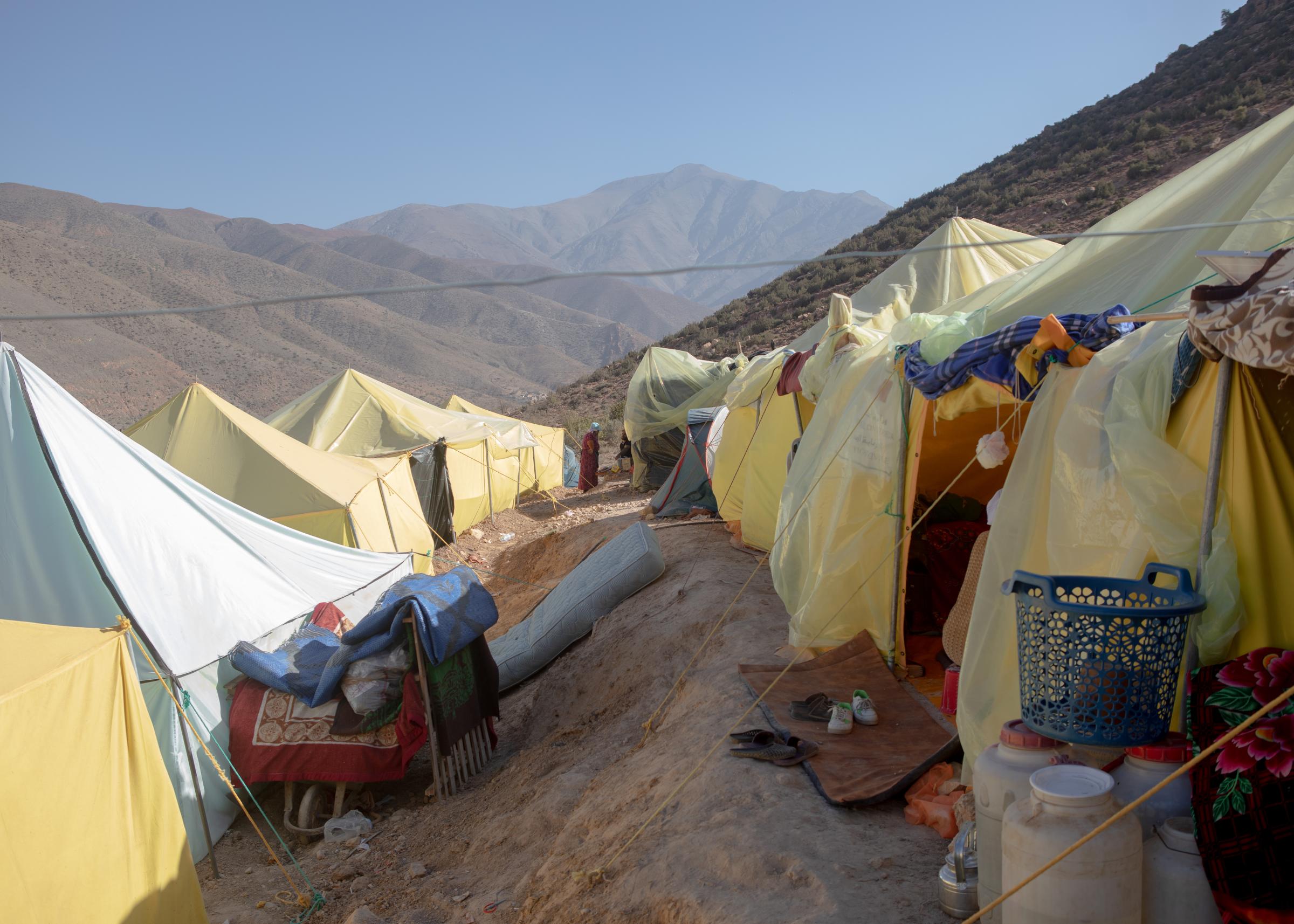 Standstill. The aftermath of the earthquake in Morocco - 
